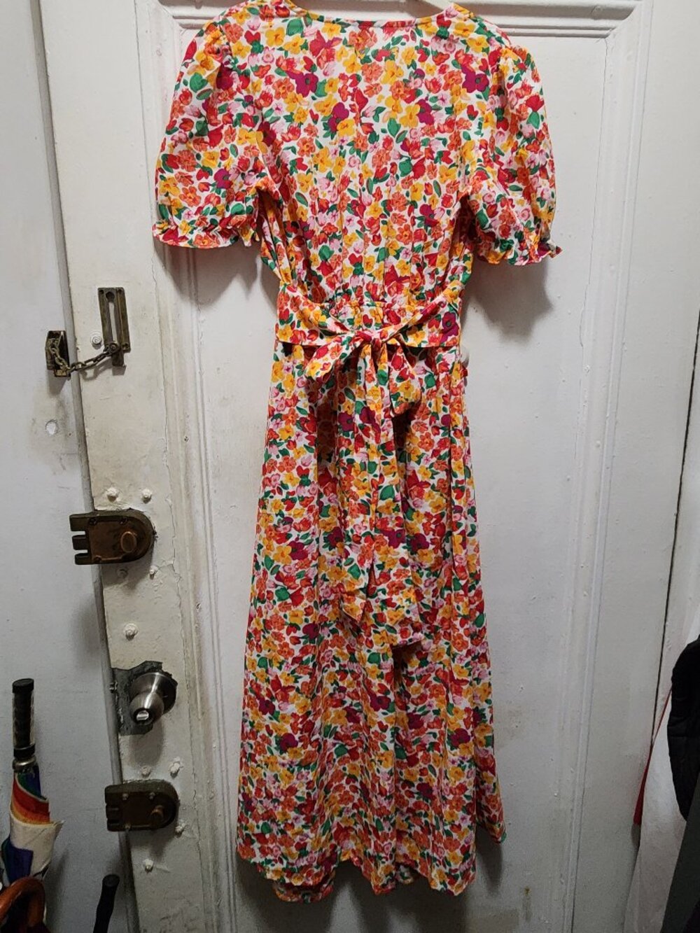 SHEIN Floral Wrap Dress